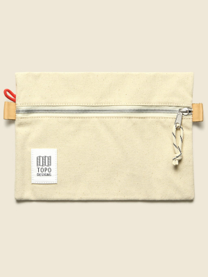 Medium Accessory Bag - Natural Canvas