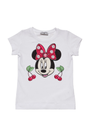 Monnalisa Cherry Minnie T-shirt