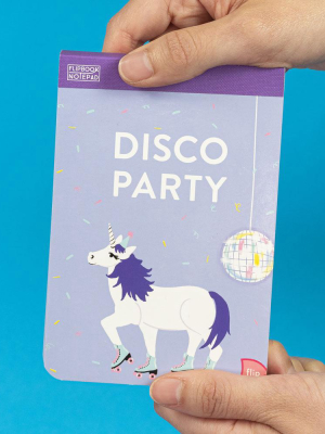 Flipbook Notepad: Disco Party