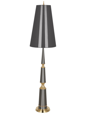 Versailles Floor Lamp In Various Finishes W/ Modern Brass Accents