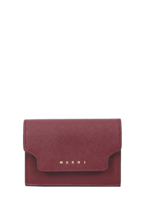 Marni Logo Printed Tri-folded Wallet