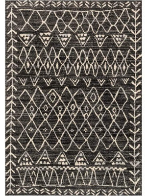 Loloi Emory Rug - Black/ivory