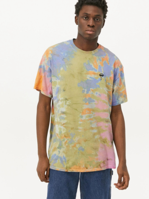 Uo Embroidered Mushroom Tie-dye Tee