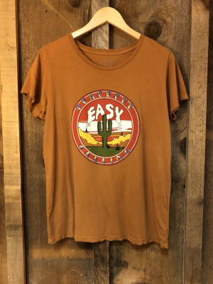 Peaceful Easy Feeling Women's Tee Cognac/color