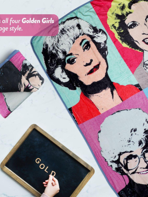 Golden Girls Warhol Fleece Throw Blanket | 45"x60"