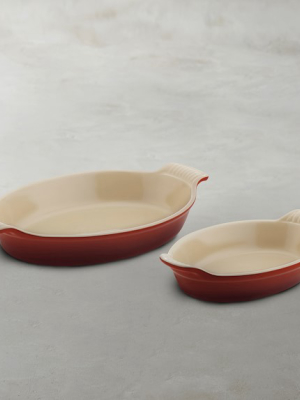 Le Creuset Heritage Stoneware Oval Gratin, Set Of 2