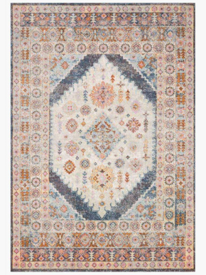 Loloi Rug Clara Cla-07, Pebble/fiesta