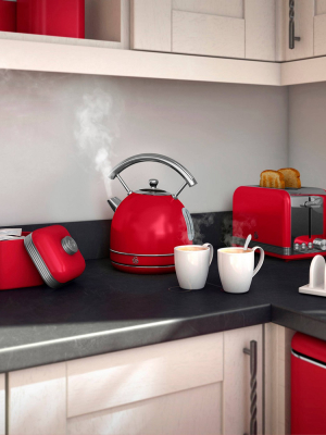 Salton Swan Retro 2-slice Toaster - Red