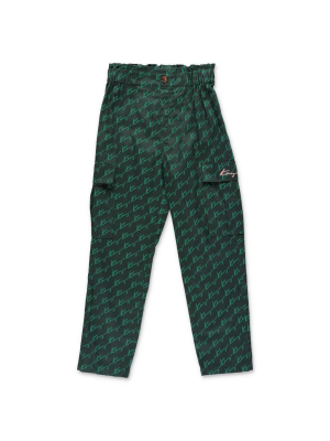 Kenzo Kids Allover Logo Printed Pants