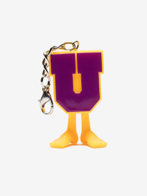Undefeated X Medicom Uman Keychain - Purple/yellow