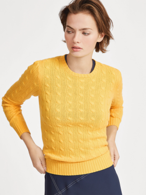 Cable-knit Cashmere Sweater