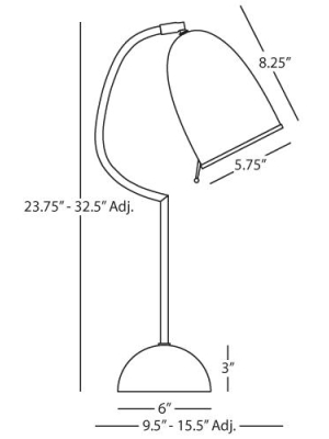 Director Task Table Lamp