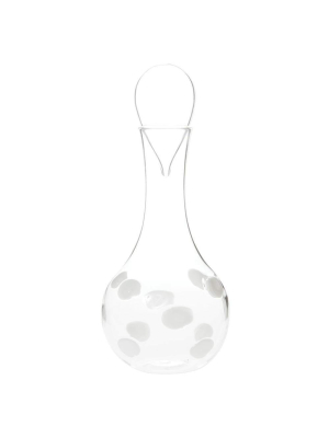 Vietri Drop Glass Decanter - 3 Available Colors