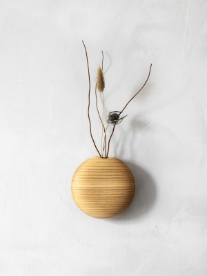 Usuda Wooden Hanging Vase - Sen
