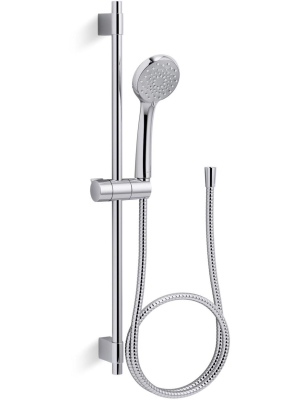 Kohler K-98362 Awaken Multi-function Hand Shower Package With Slide Bar And Hose - Polished Chrome