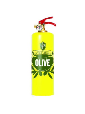 Olive Designer Fire Extinguisher