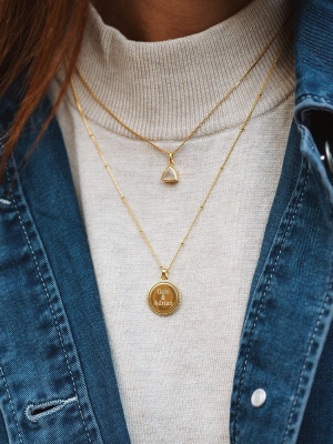 Gold Coin Pendant