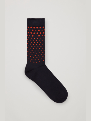 Gradual Polkadot Socks