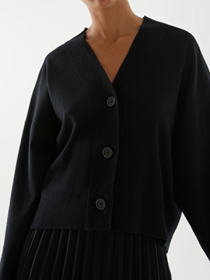 Merino Wool-mix Oversized Cardigan