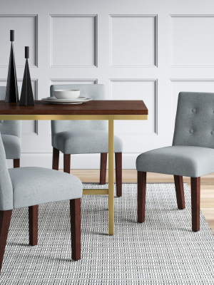 Ewing Modern Dining Chair With Buttons - Project 62™