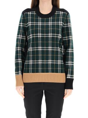 Burberry Check Jacquard Sweater