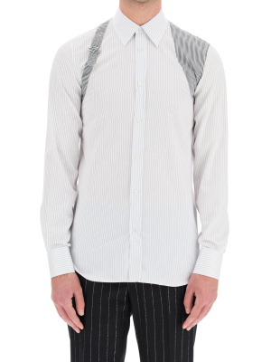 Alexander Mcqueen Harness Detail Button Up Shirt