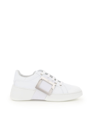 Roger Vivier Viv' Skate Buckle Sneakers