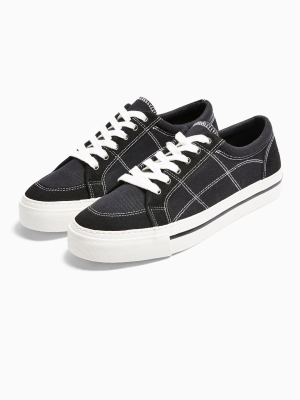 Black Canvas Chase Sneakers