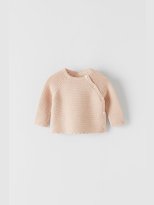 Open Knit Sweater