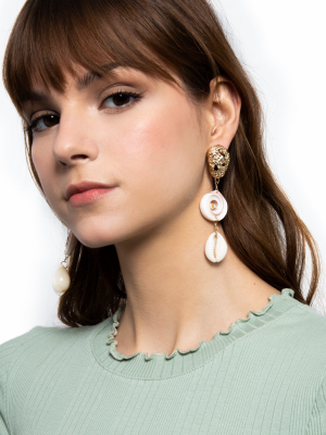 **shell Drop Earrings