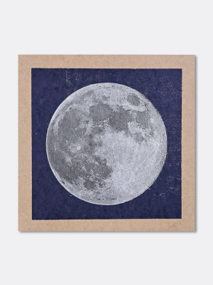 Silver Moon Print