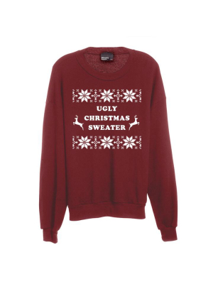 Ugly Christmas Sweater [unisex Crewneck Sweatshirt]