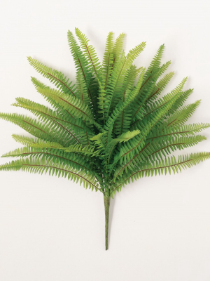 Sullivans Artificial Fern Bush 20"h Green