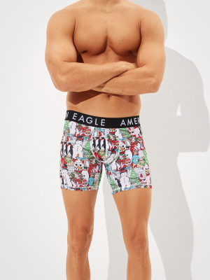 Aeo Xmas Crew 6" Flex Boxer Brief