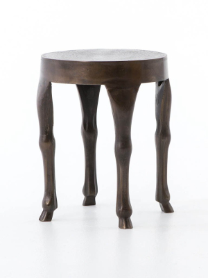 Hopedale End Table - Antique Rust