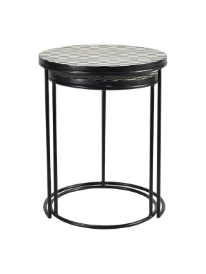 Optic Nesting Tables Set Of Two