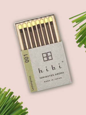 Hibi Incense Matches - Lemongrass