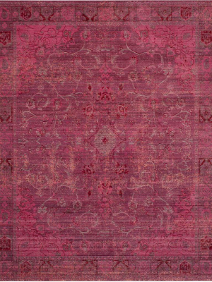 Valencia Red/red Area Rug