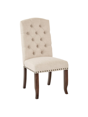 Jessica Tufted Dining Chair - Osp Home Furnishings