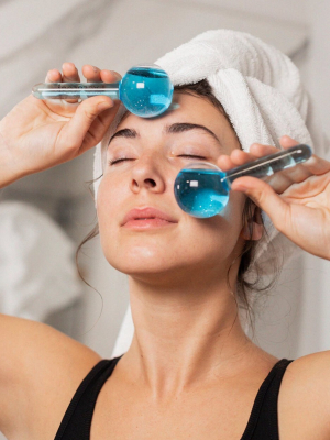 Blue Ice Globe Facial Massager