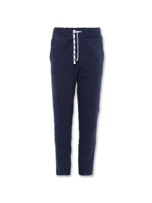 Ao76 Navy Striped Pants