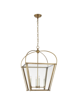 Plantation Medium Square Lantern In Various Colors