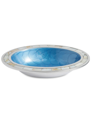 Julia Knight Classic 8" Oval Bowl In Azure