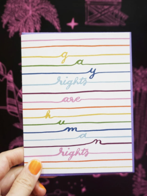 Gay Rights Card