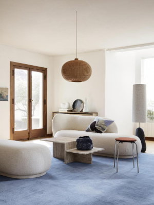 Distinct Coffee Table In Travertine