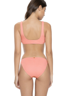 Pq Swim Coral Coast Basic Ruched Bikini Bottom