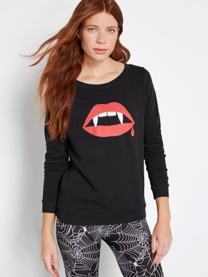 Count Von Lips Graphic Sweatshirt