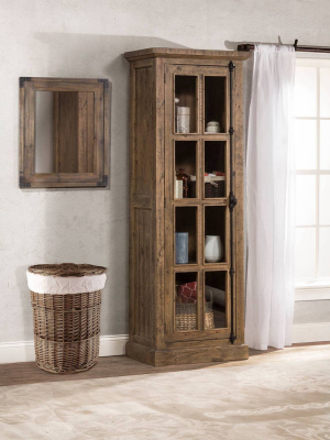 Tuscan Retreat Tall Single Door Cabinet Gray - Hillsdale Furniture