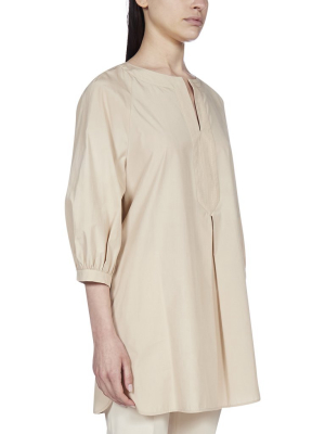 Max Mara Studio Kaftan Style Neckline Blouse