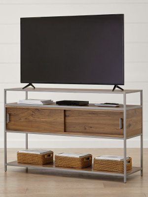 Knox Nickel 56" Industrial Media Console